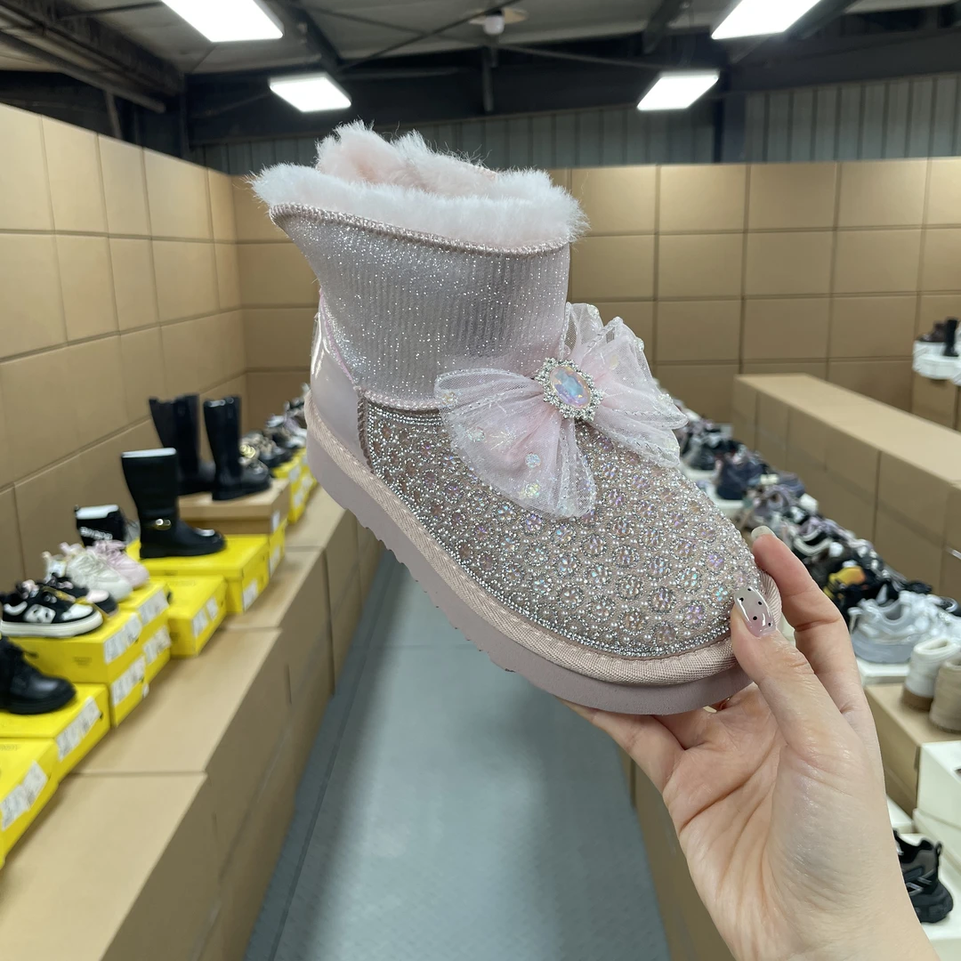 33006儿童雪地靴 女童鞋 国内大品牌童鞋同厂出品