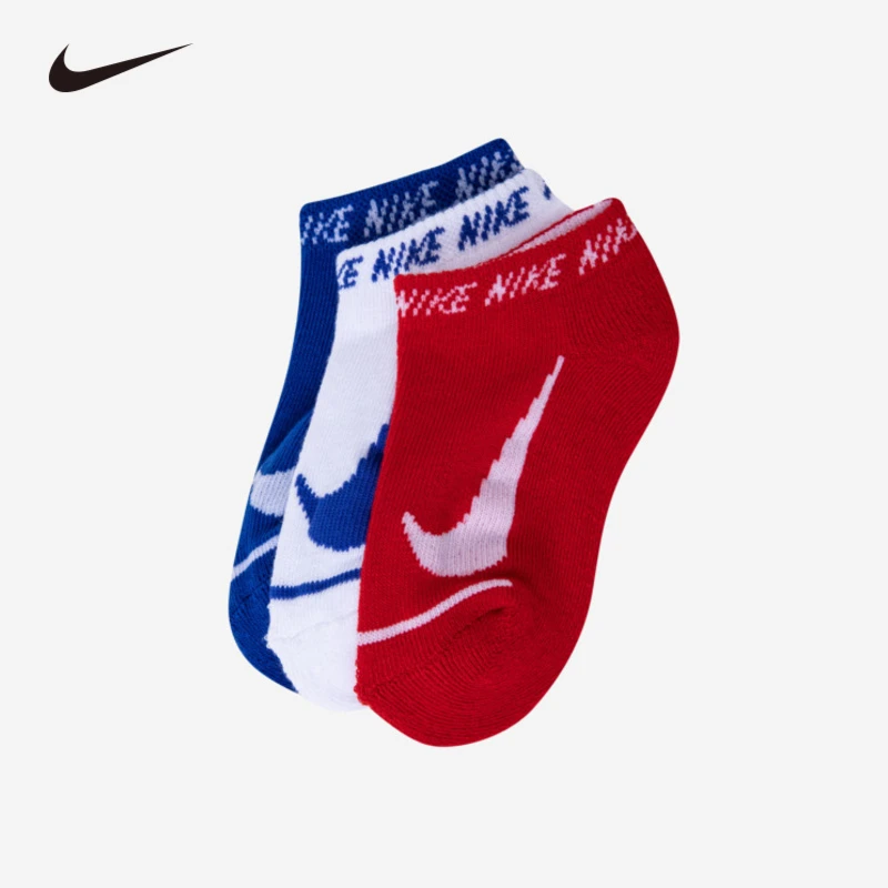 【福袋】耐克儿童袜子男女童短袜3双装NHN-3N0665