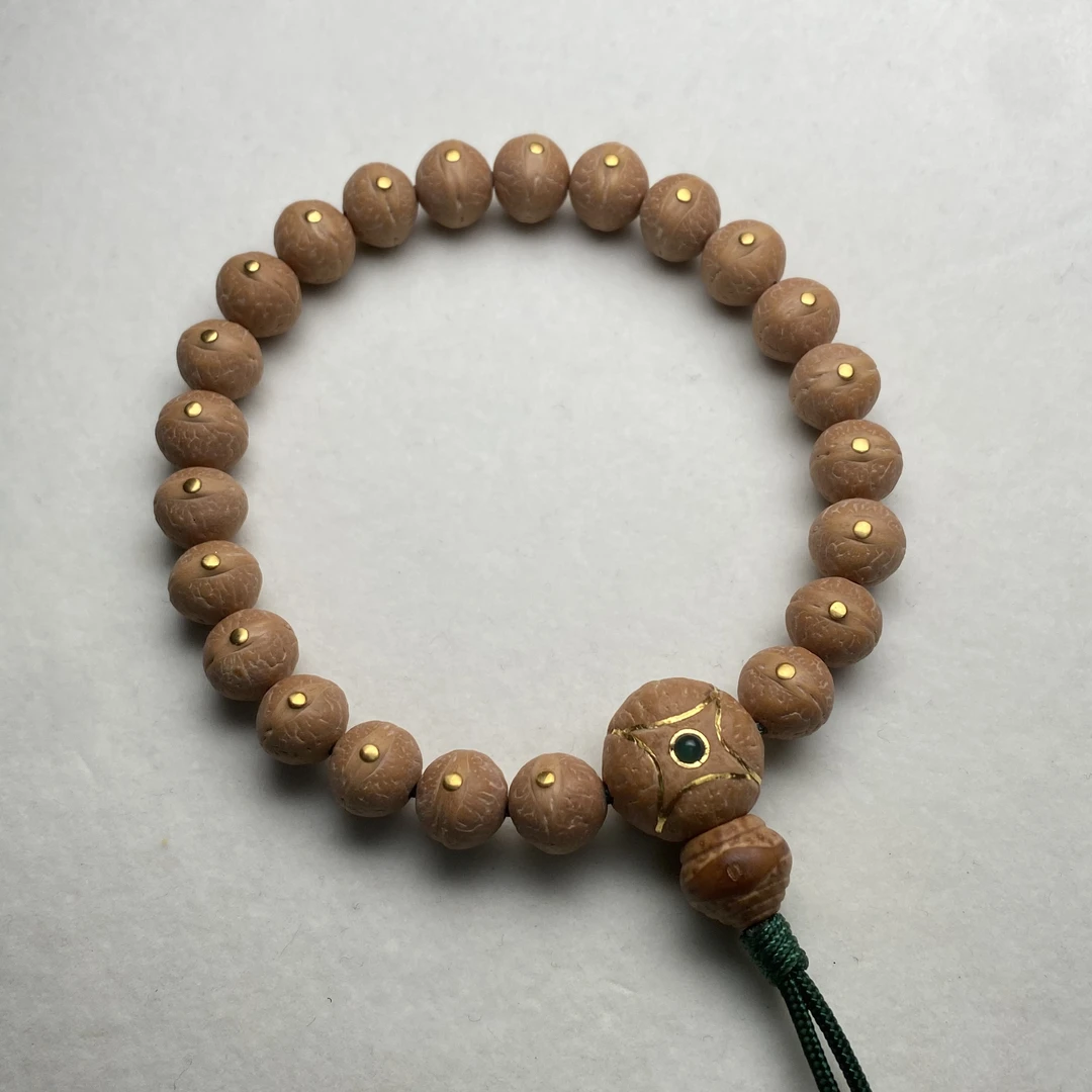 【H0002】实心凤眼菩提手串 10.1-10.4mm24K品质盘玩后期玻璃光包浆