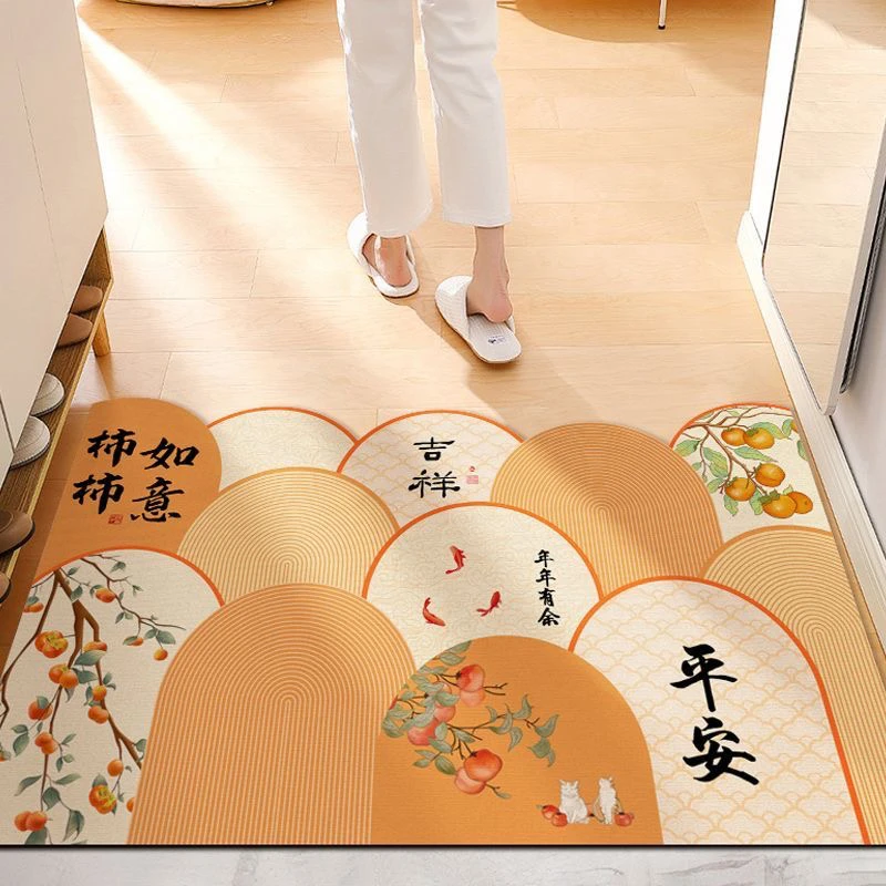 Q191-120*160硅藻泥卧入户玄关走廊吸水速干地毯地垫耐脏易打理