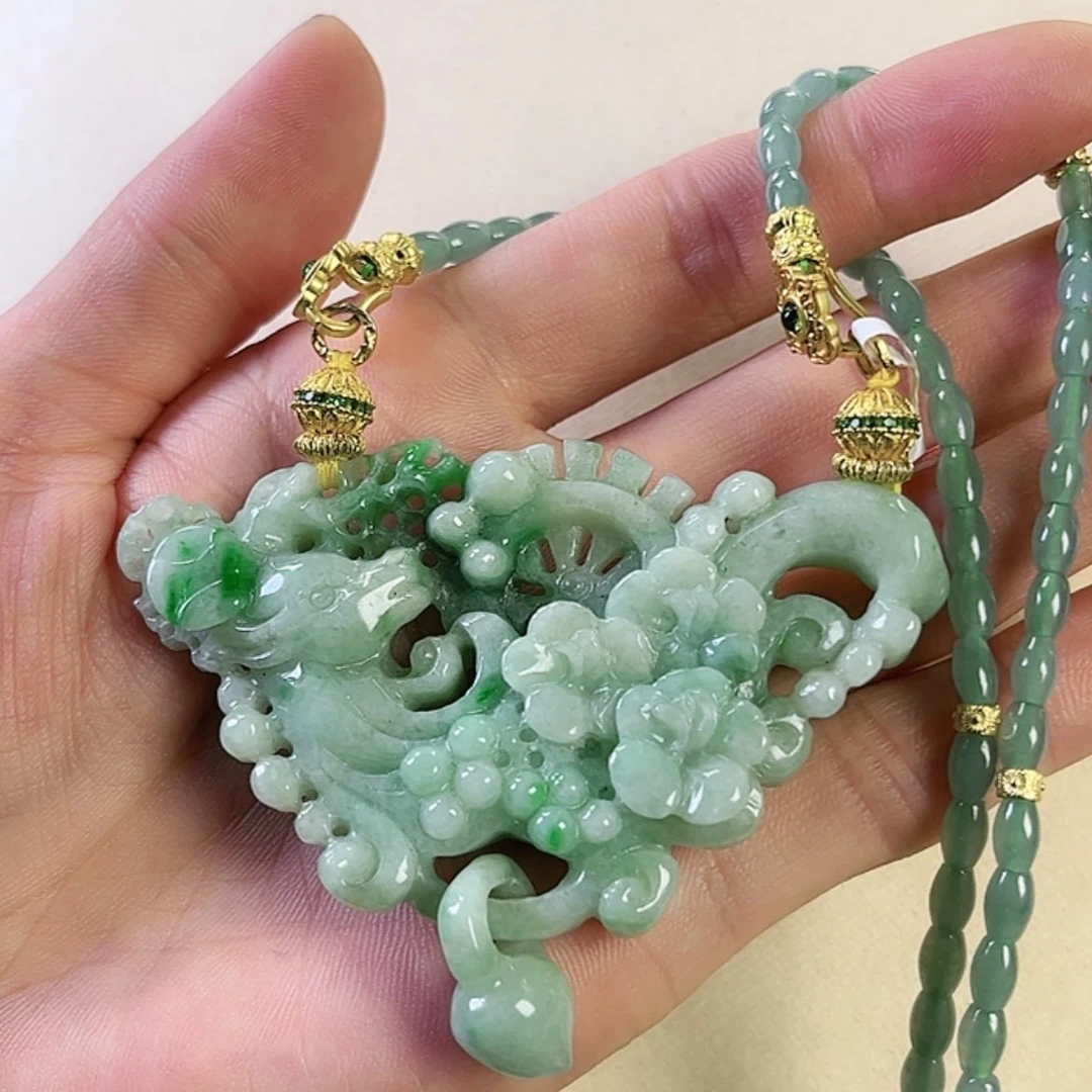 【闪购商品】翡翠颈饰未镶嵌挂件