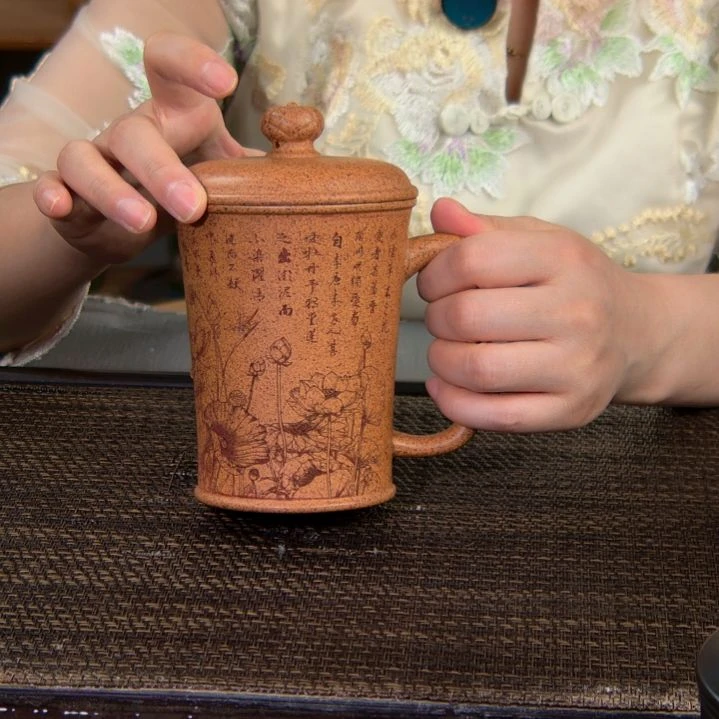 茶杯紫砂高货放漏