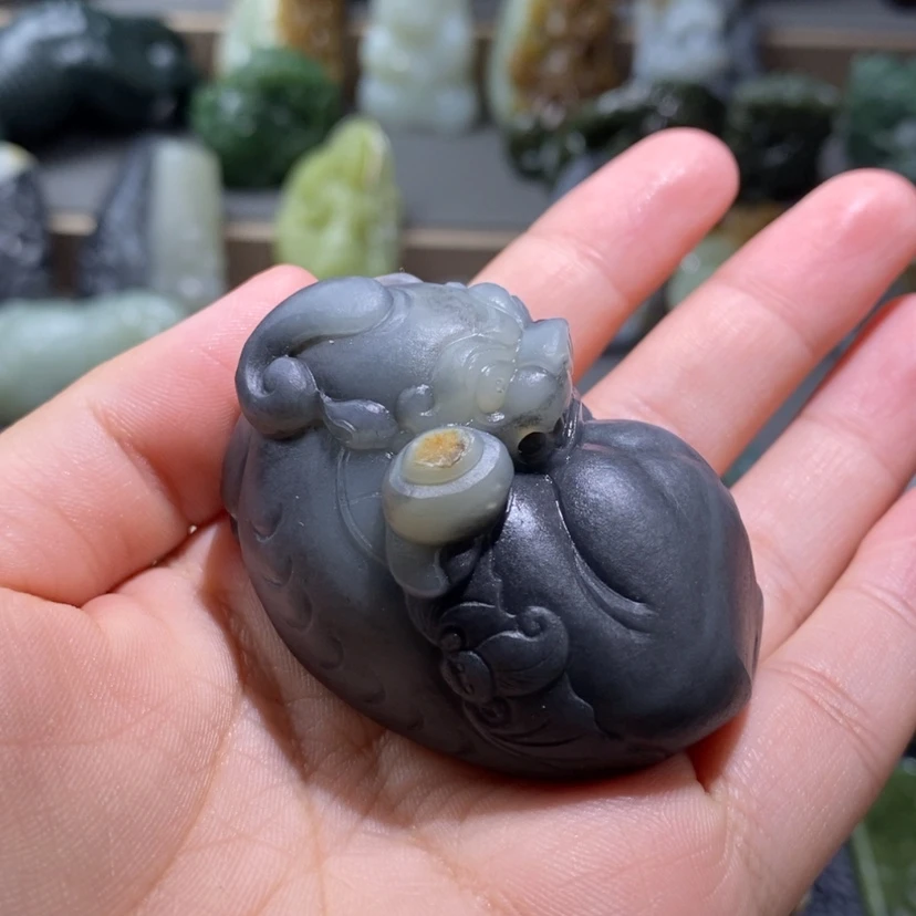 【闪购商品】和田玉未镶嵌把件Y****.定制