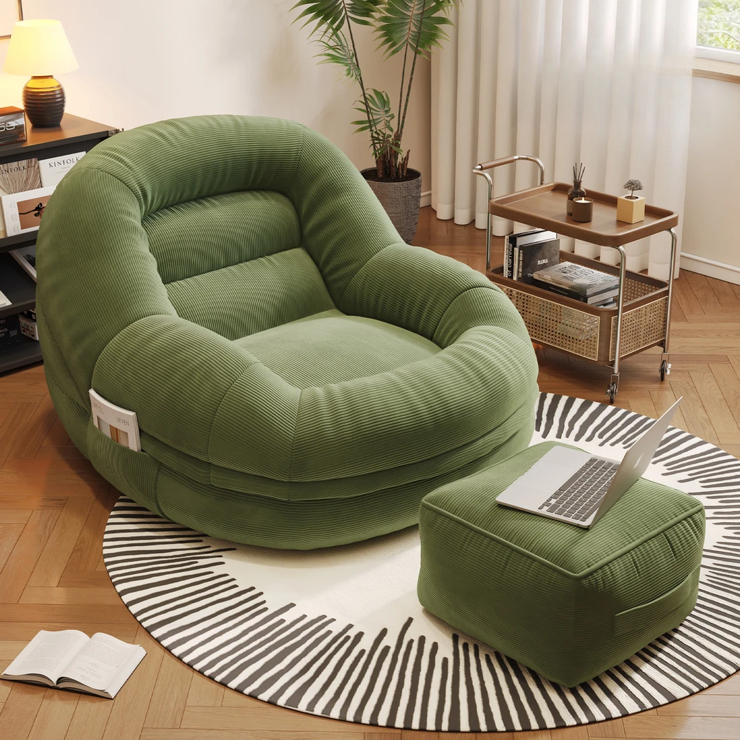 懒人沙发可躺可睡卧室榻榻米座椅阳台可坐沙发豆沙袋客厅窝窝椅