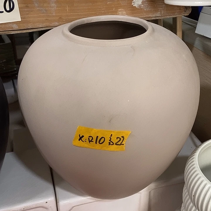 摆件陶盆有孔 微瑕介意勿拍