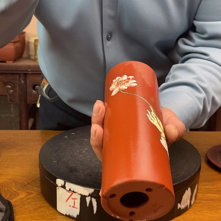 紫砂花盆货号一只PP255