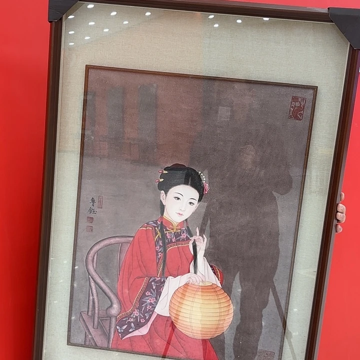 国画鲁钰老师展览原作