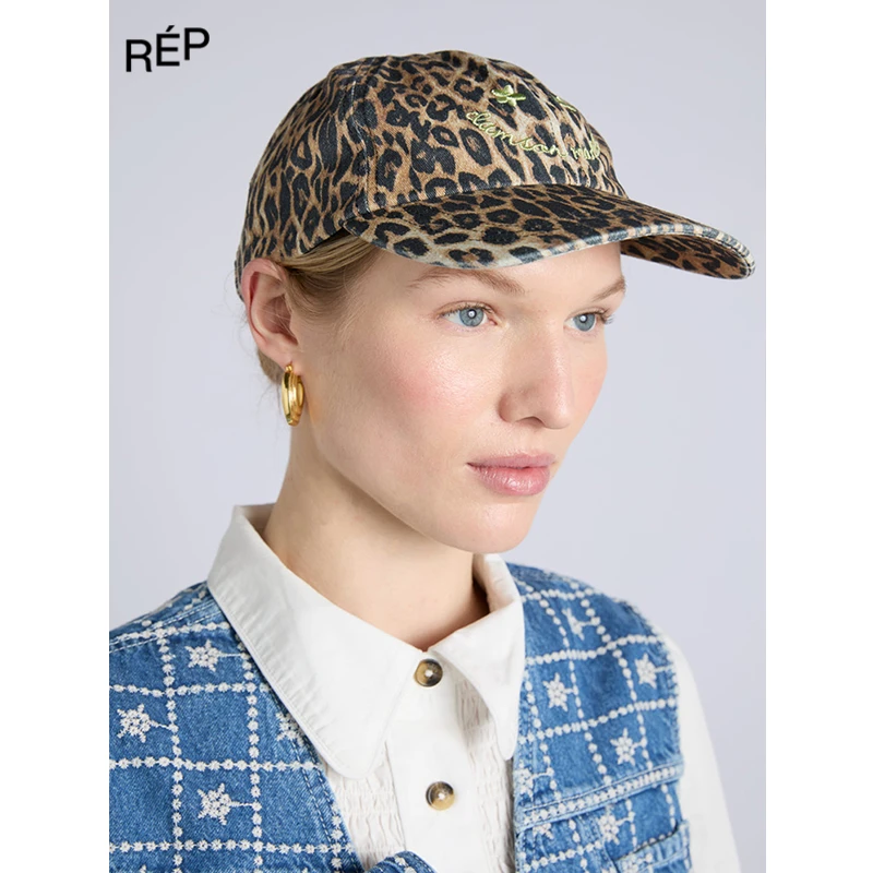 REP-DAMSON MADDER设计师品牌豹纹鸭舌帽 25SS新款