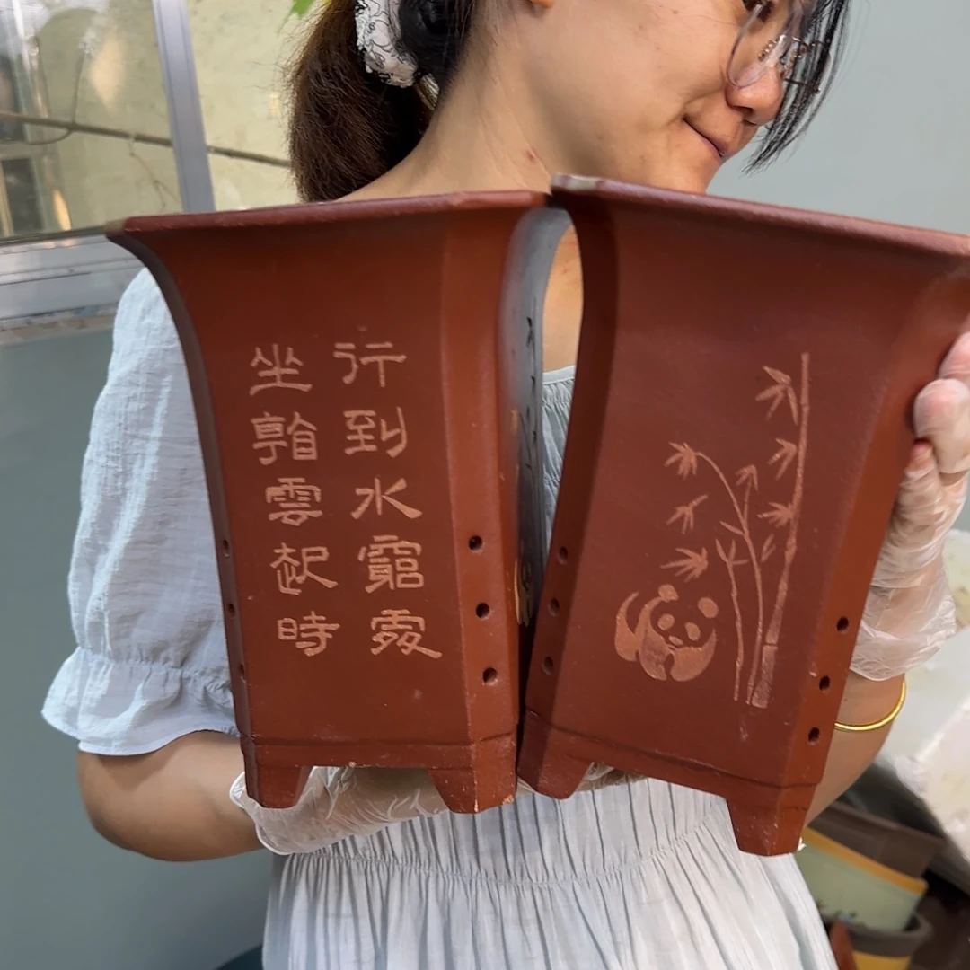 紫砂花盆紫砂口径16