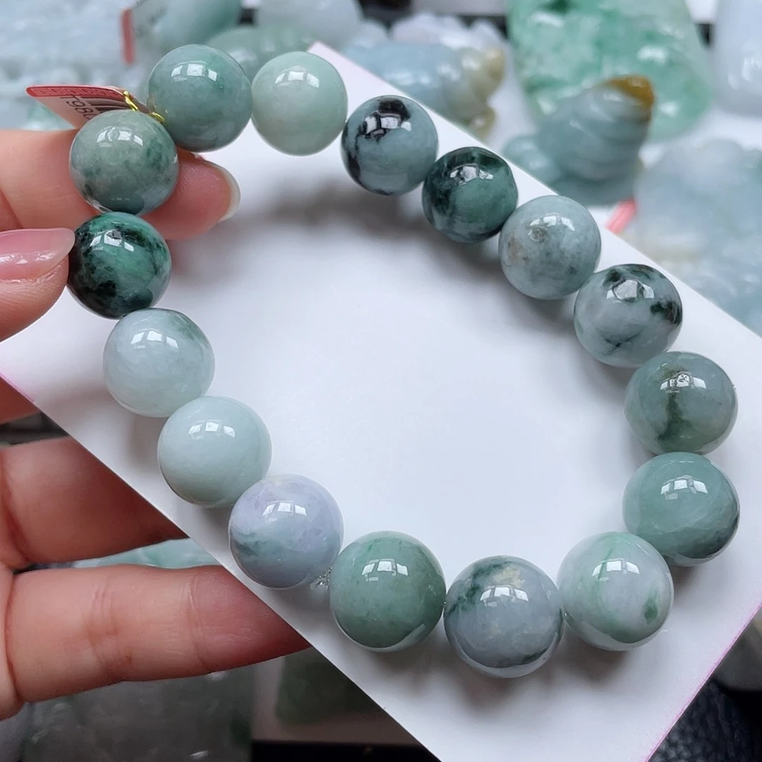 翡翠未镶嵌吊坠(不含链)卡13.3mm