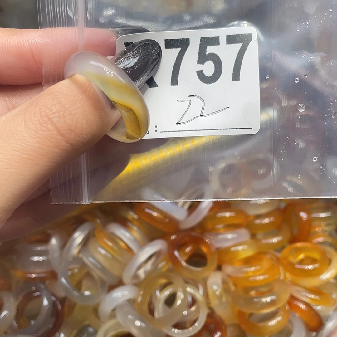 玛瑙/玉髓未镶嵌戒指757