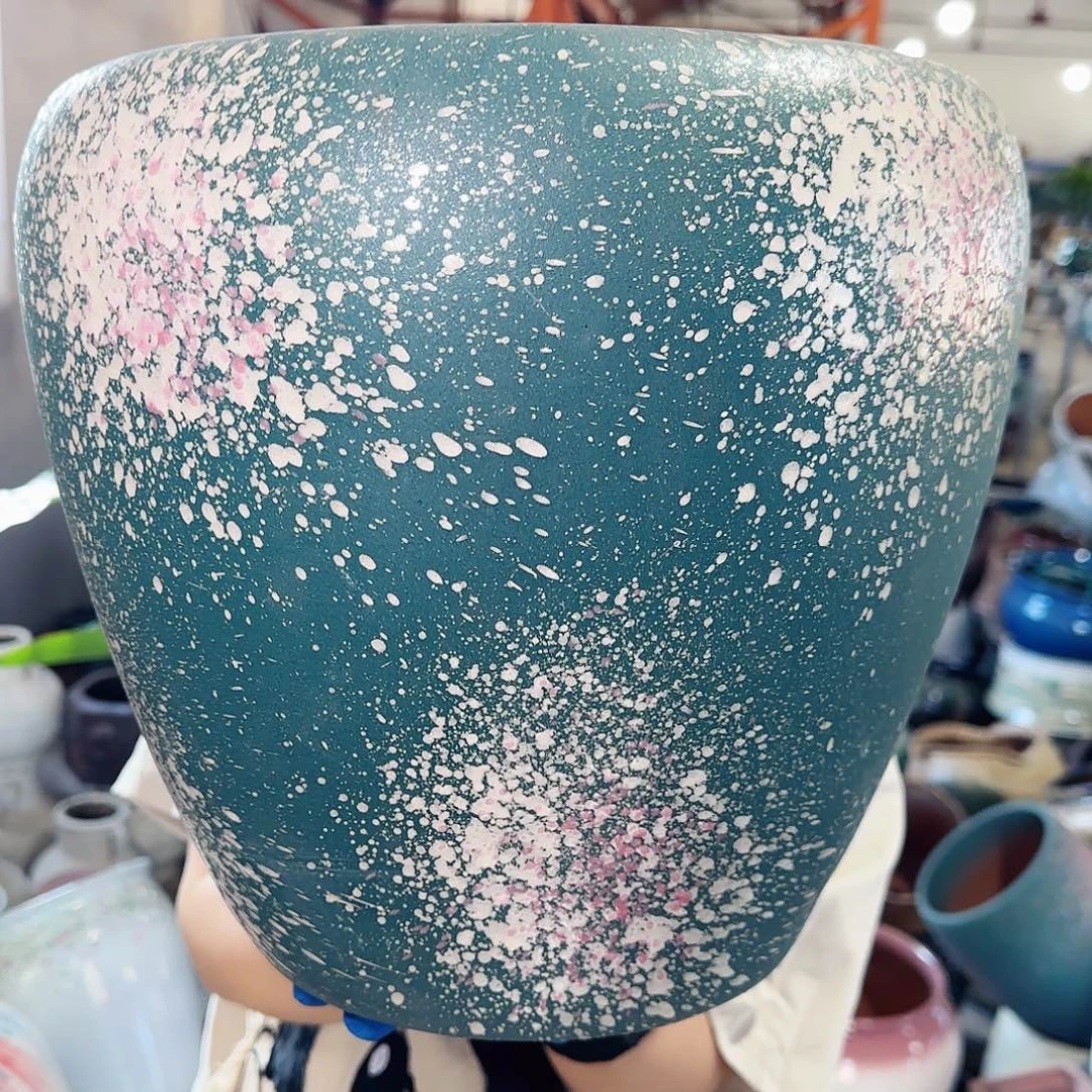 紫砂花盆高30口27.5