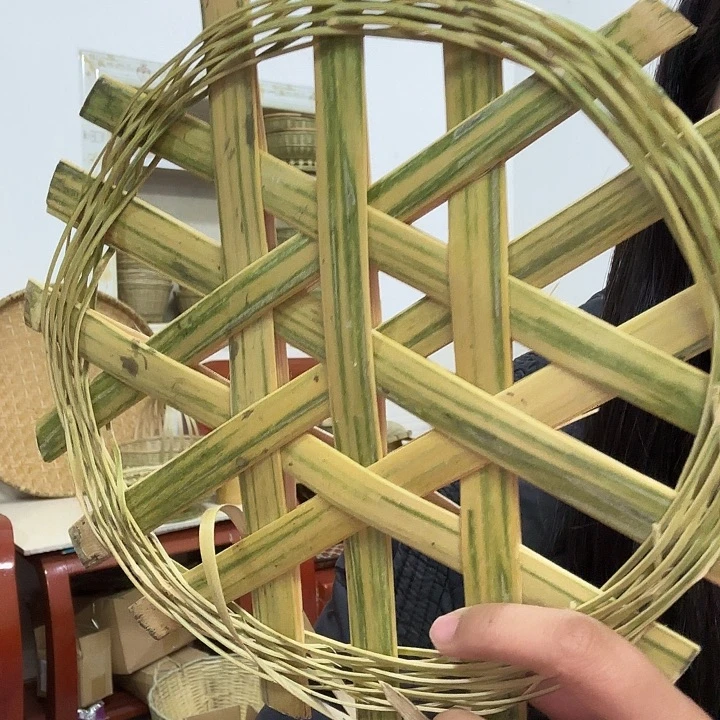 竹编罩子工艺品楠竹
