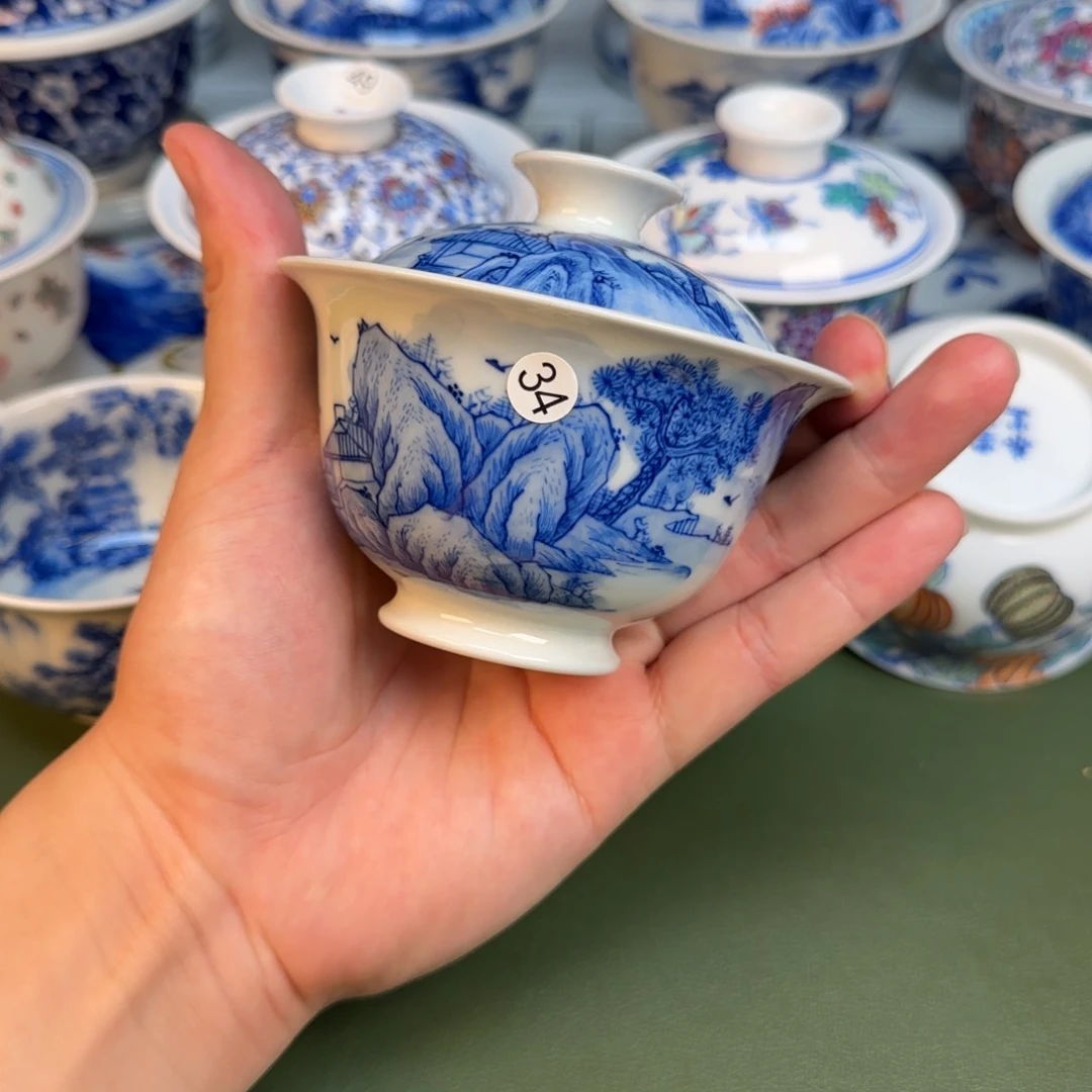 彦祖纯手工手绘茶具34