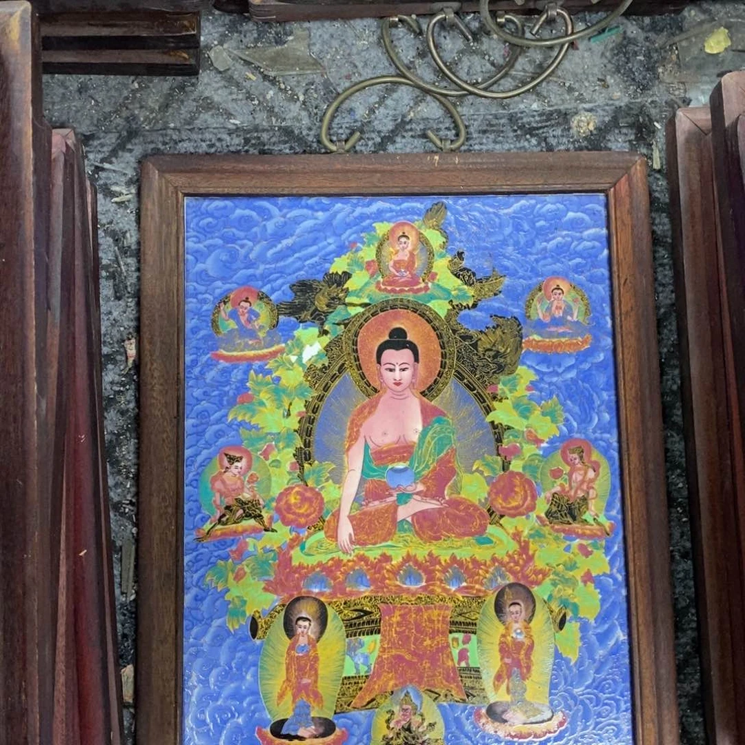 瓷片37*28*1景德镇瓷板画柴窑烧制