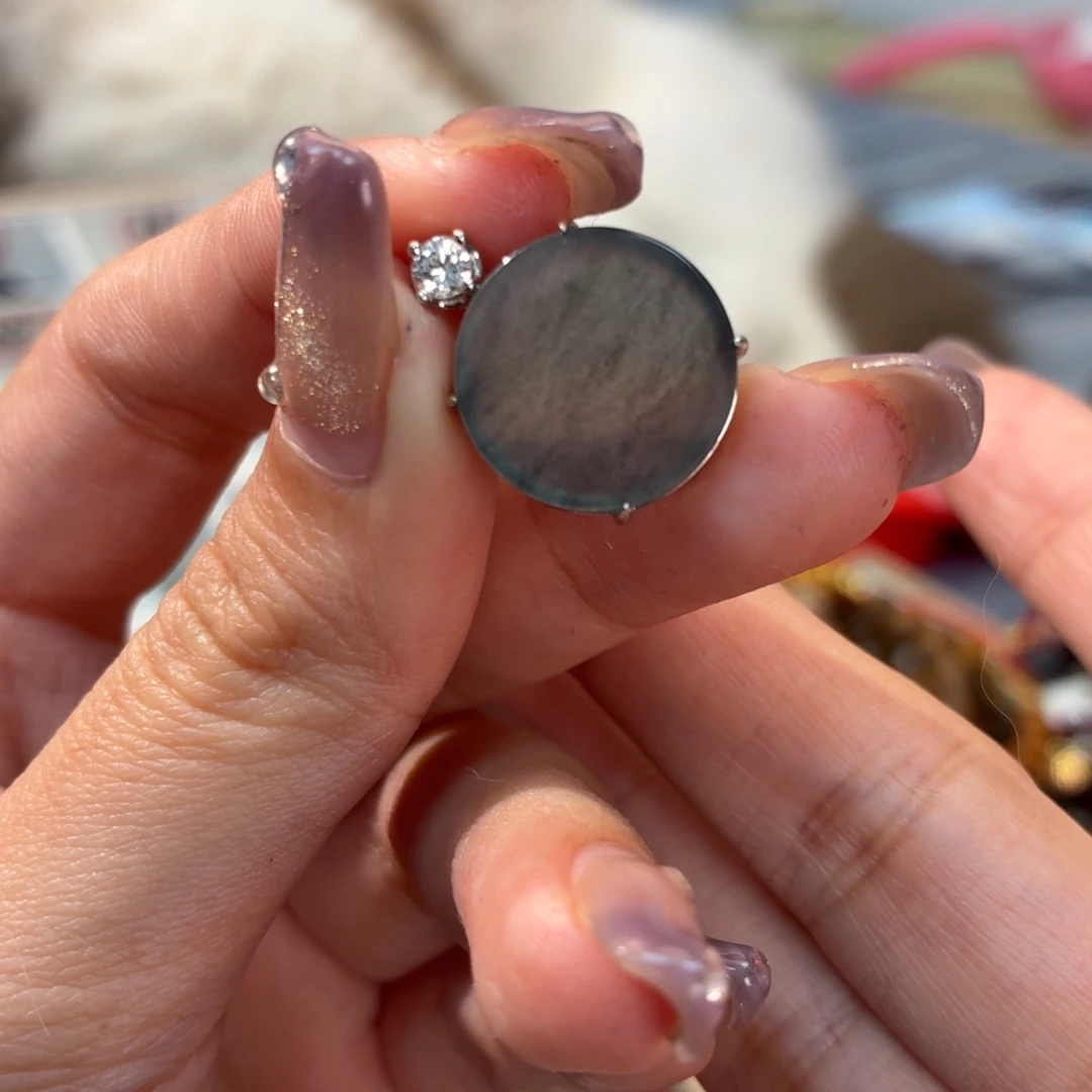 翡翠银S925镶嵌颈饰吊坠