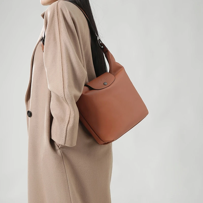 Longchamp珑骧 女包 女士中号HOBO包手提单肩包10286 987