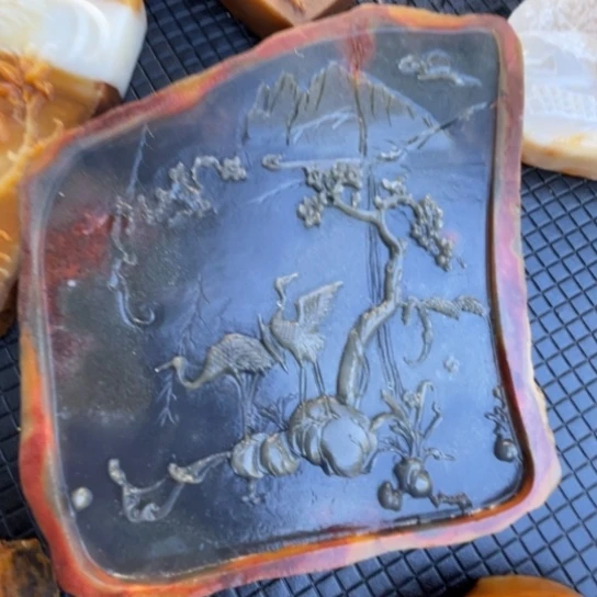石英质玉（非洲翠）合金颈饰
