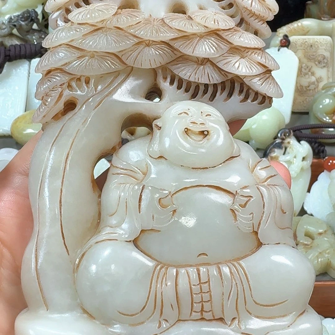 未镶嵌和田玉摆件朱*其