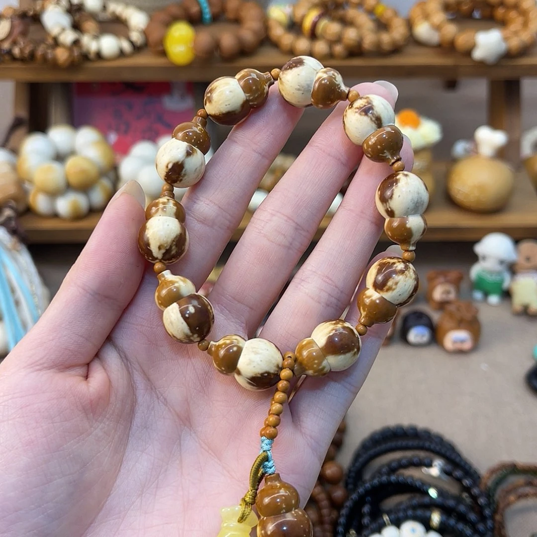 萌***主手串紫金鼠葫芦珠