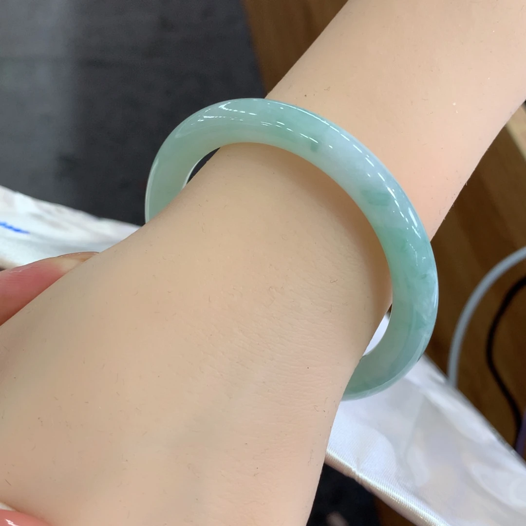 翡翠未镶嵌手镯天然A货翡翠52/53