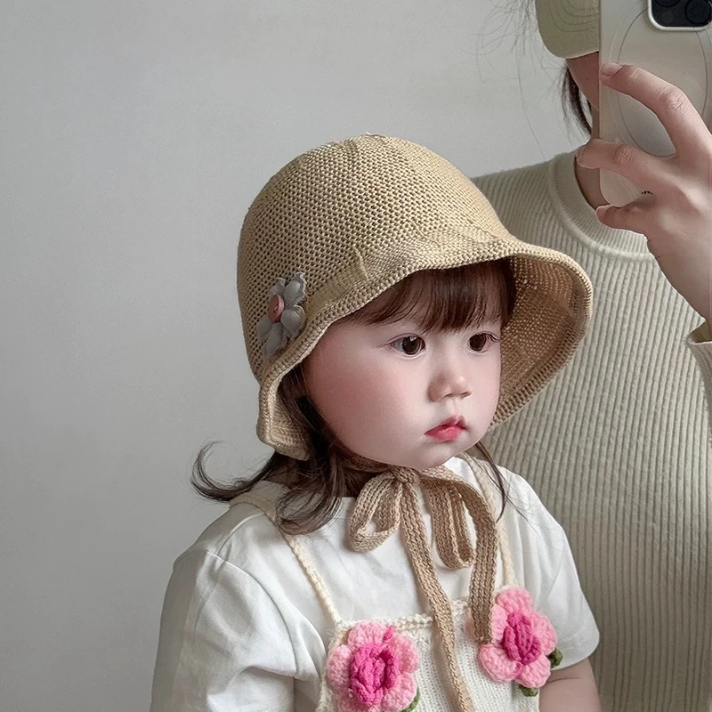 宝宝帽子春夏薄款草帽韩版洋气婴幼儿遮阳帽大檐防晒帽儿童太阳帽