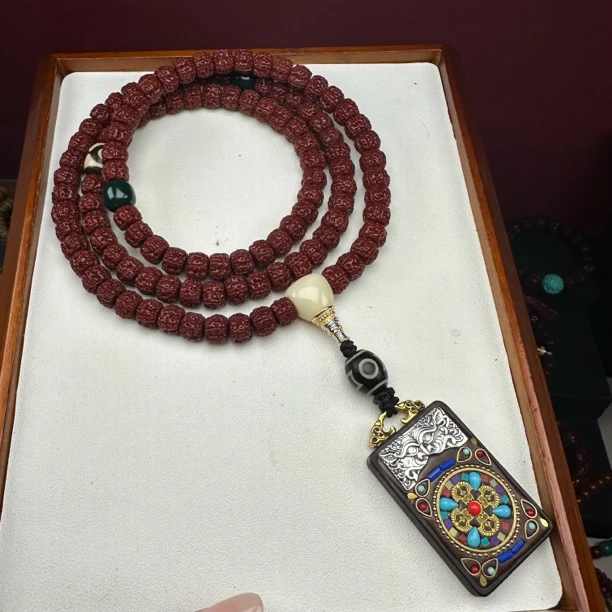 【麦穗龙】藏式小金刚菩提脖跨念珠10-11mm