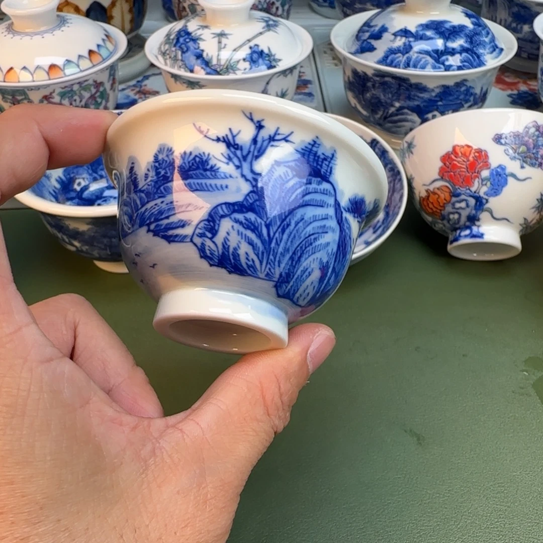 陶纯手工纯手绘茶具354