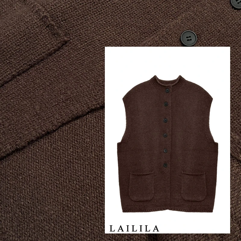 LAILILA【昵雅】25秋冬新品马甲DJ510W10823