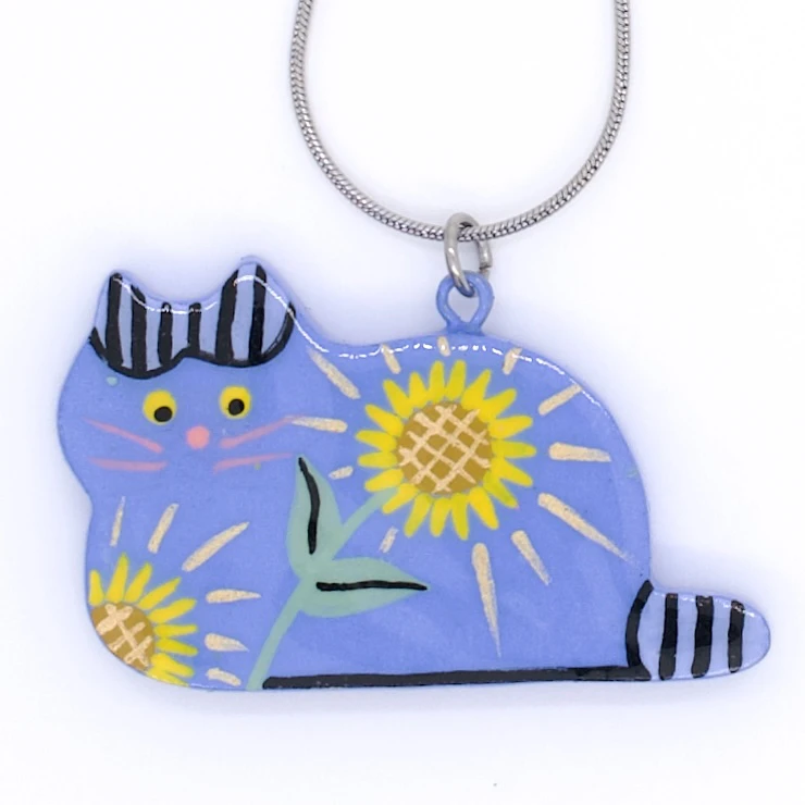 不锈钢项链 7月新品！王甜心手工小猫项链《温情夜话》系列荣誉出品