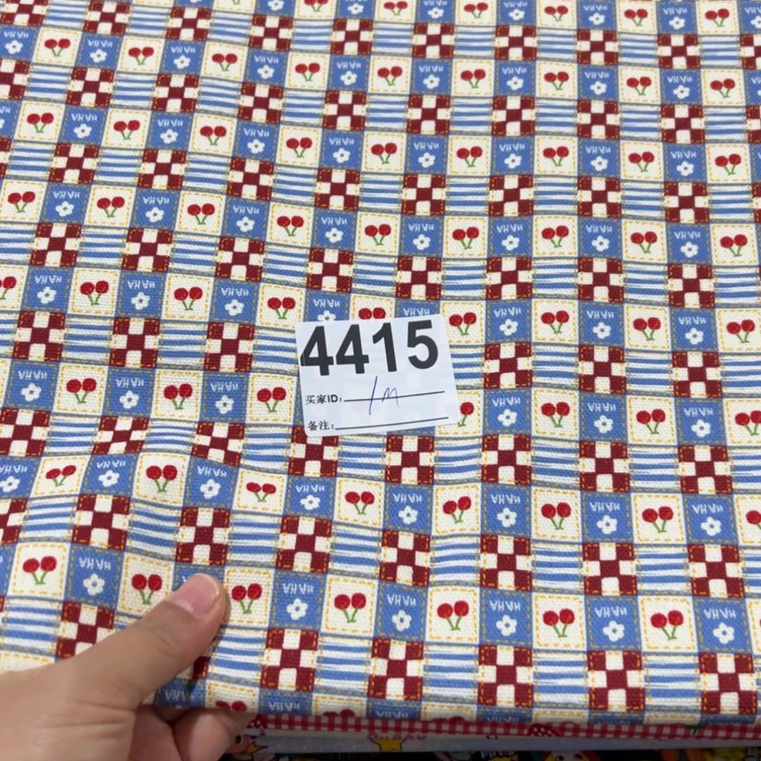 棉一米价纯棉定制底帆布1.5宽果子块