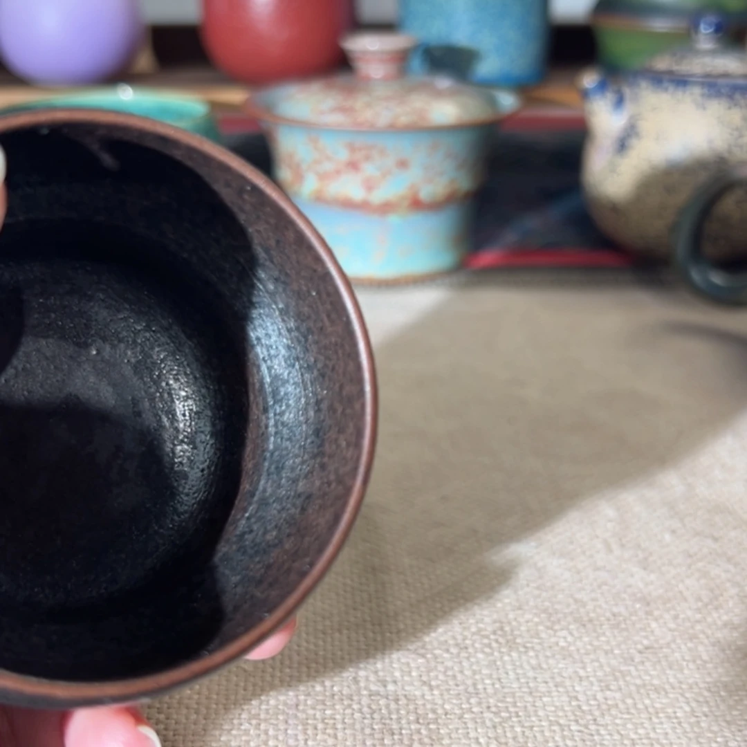 疯***子陶杯子钧瓷艺术作品