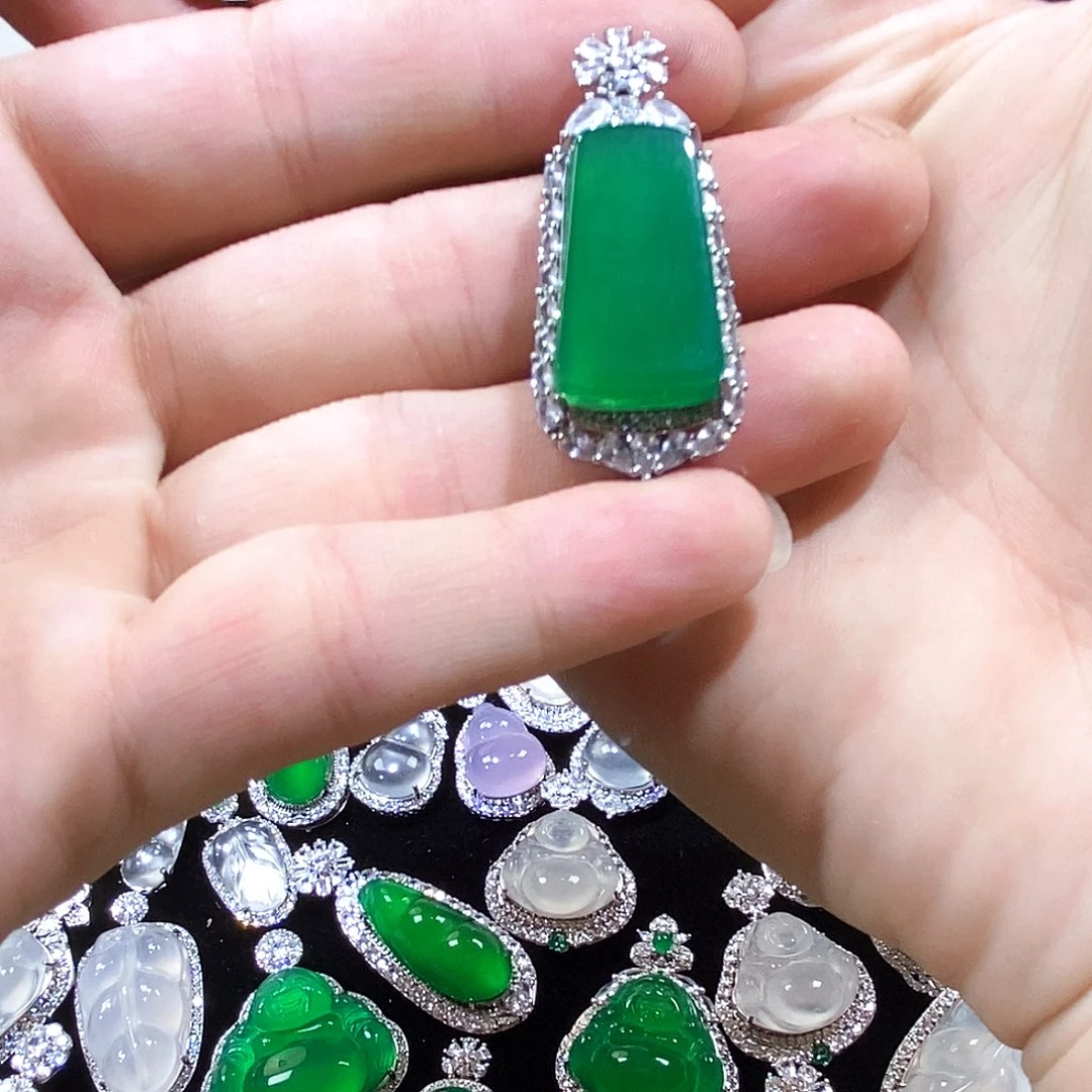 玛瑙/玉髓吊坠未镶嵌14