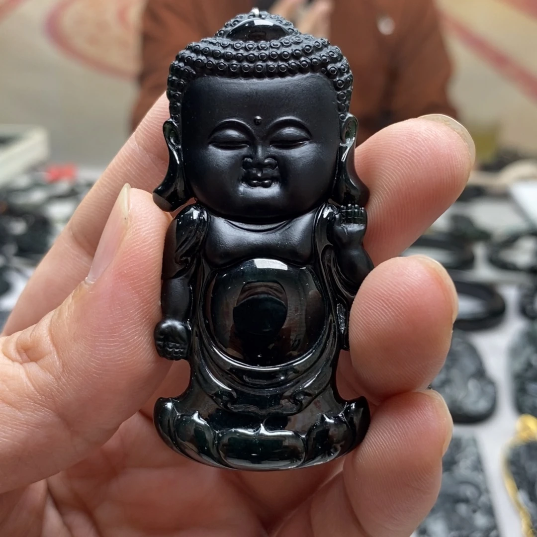 翡翠未镶嵌颈饰宝宝佛