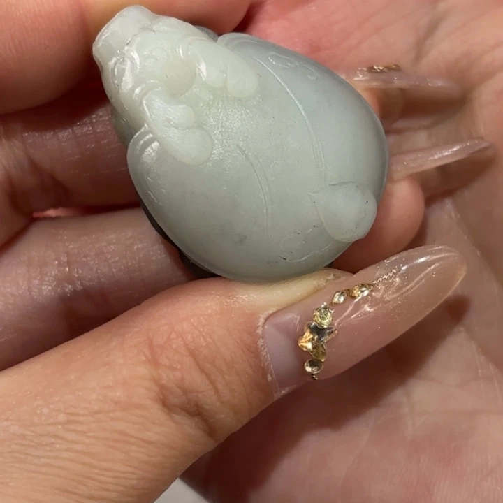 和田玉龙龟吊坠定制未镶嵌随***，