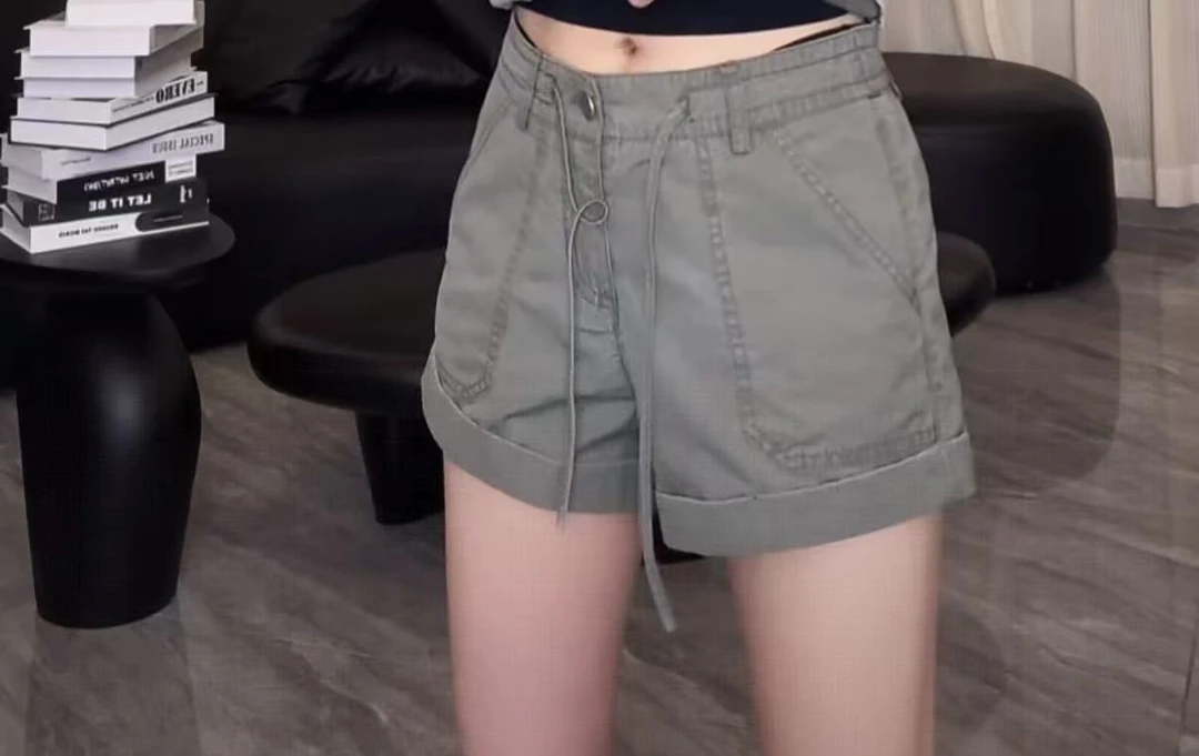 【Y&YI JIN】设计师款牛仔短裤（大货加长2公分）