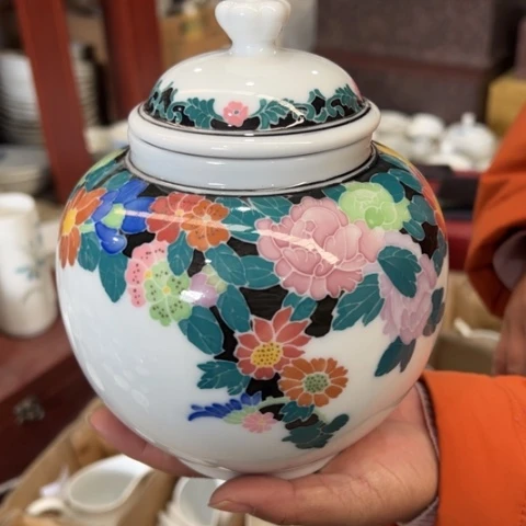 醴陵釉下彩手绘大号