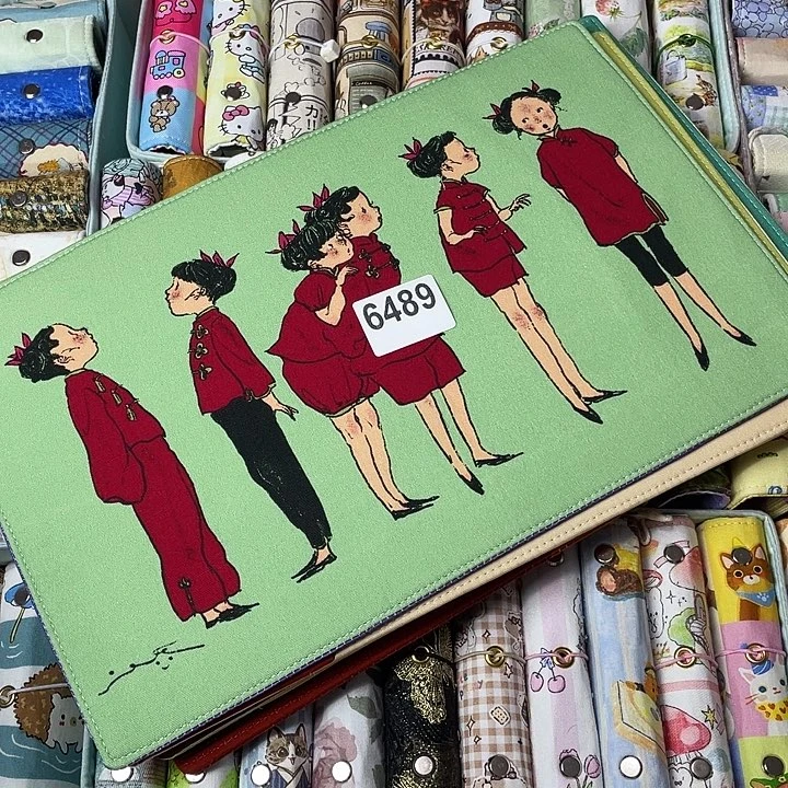 织绣A5活页不带纸6489