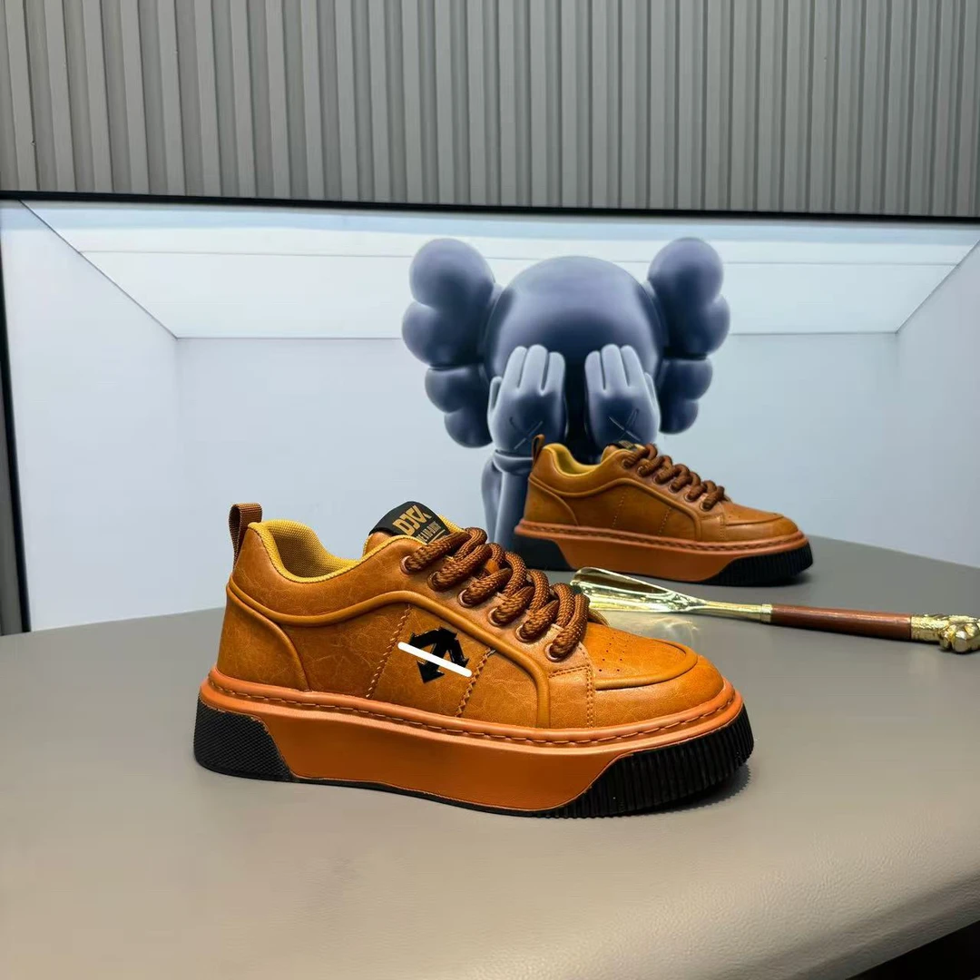 拼色耐磨休闲板鞋潮鞋运动休闲鞋休闲鞋圆头百搭