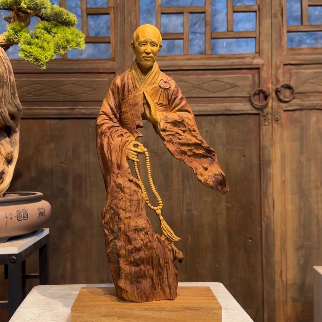 張***）香樟木弘一大师桌面