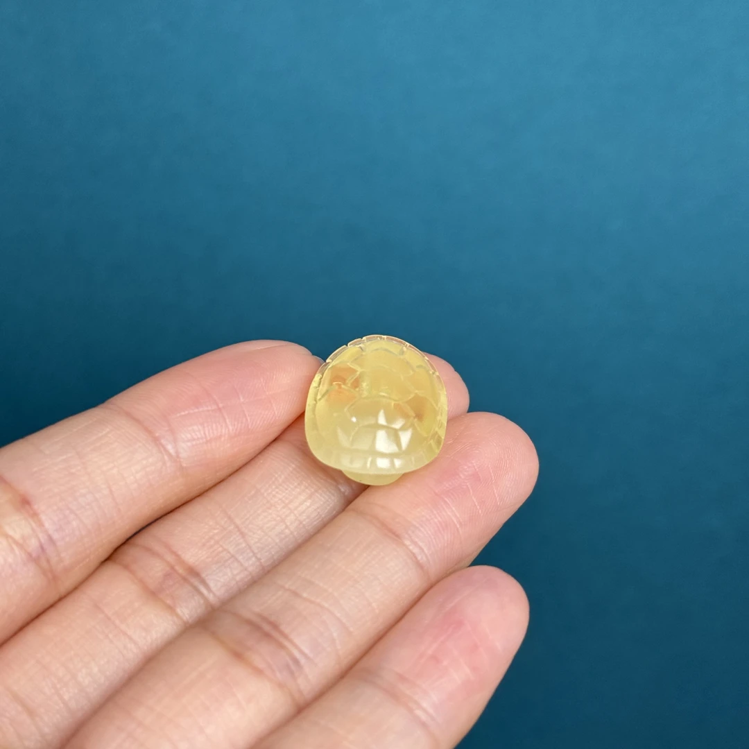 K2192天然原矿蜜蜡 富甲15*19*9mm支持复检假一罚十