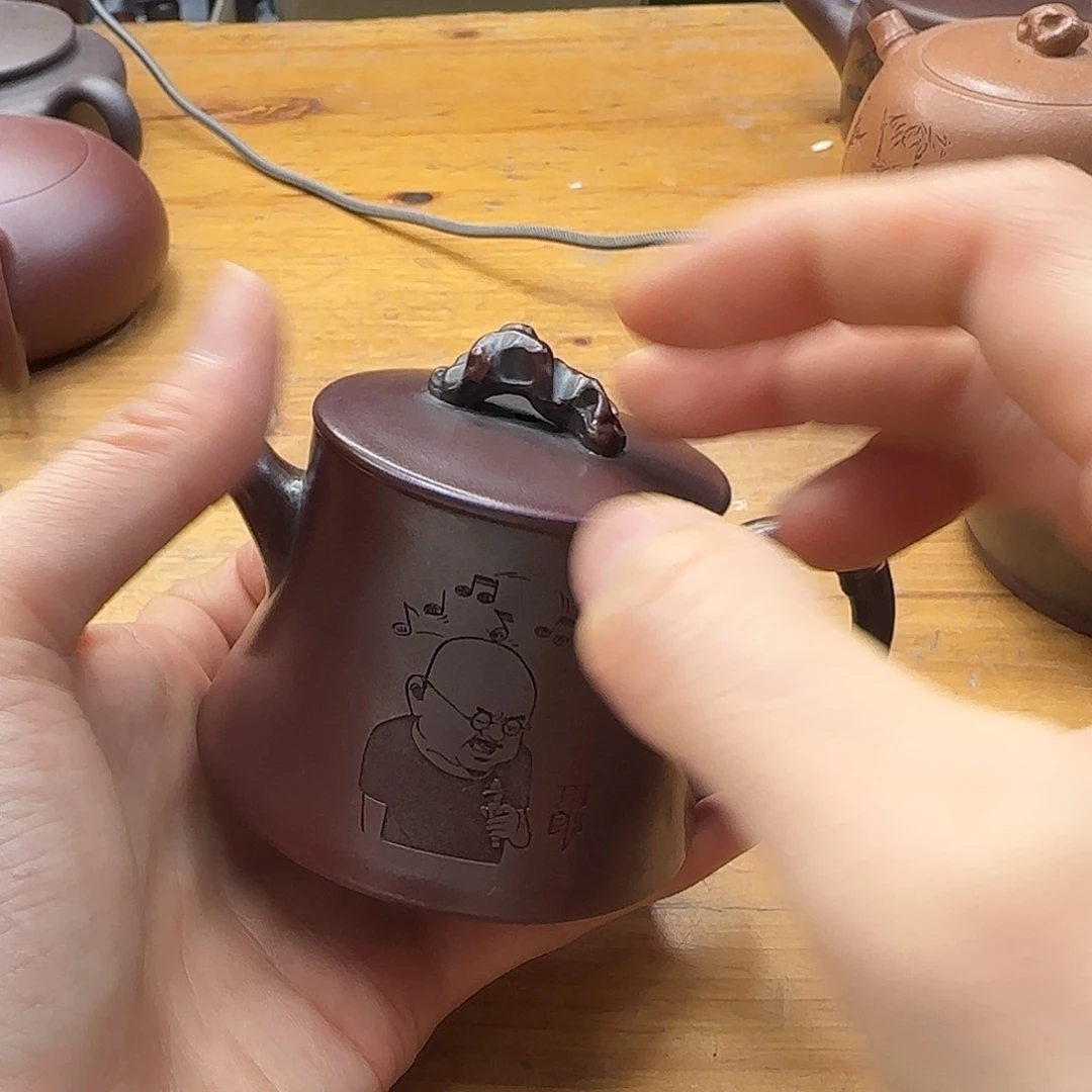 紫砂茶壶民间手艺人全手工制作
