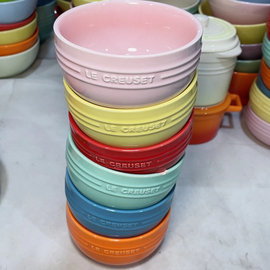 瓷微瑕陶瓷餐具家用 六个4.5