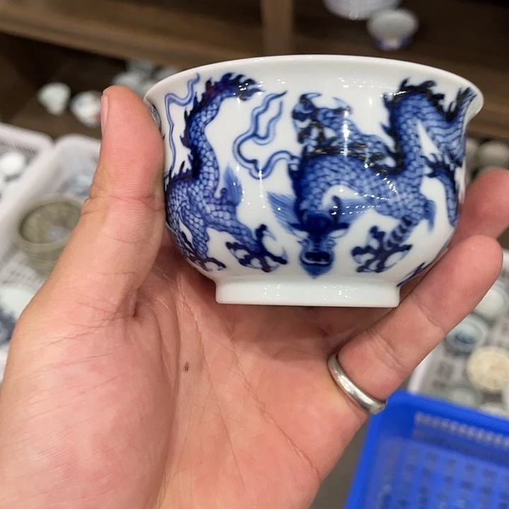 瓷摆件景德镇陶瓷老陶