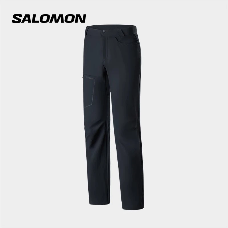 salomon萨洛蒙徒步裤男款春夏登山软壳裤防泼水WAYFARER PANTS M
