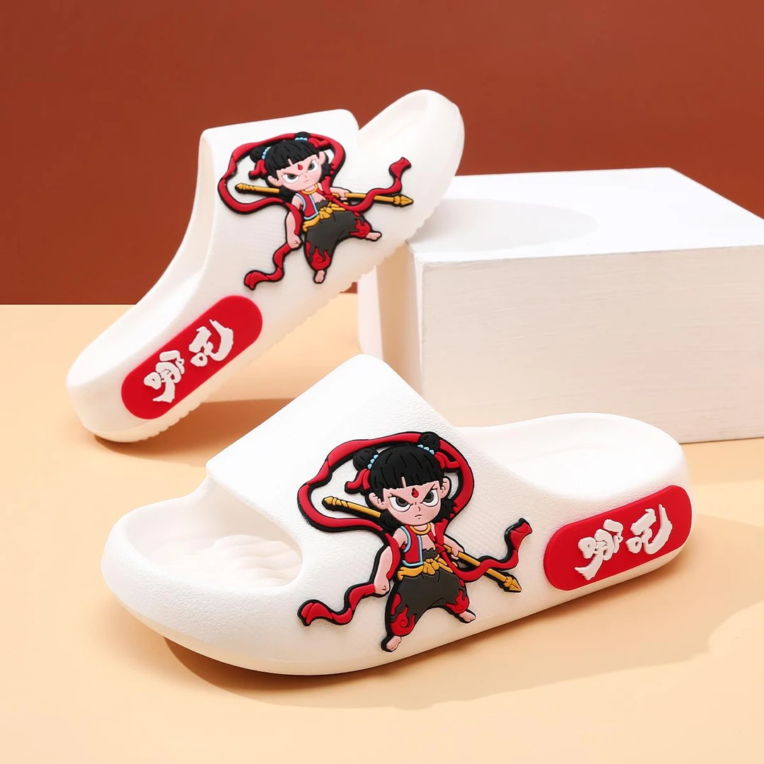儿童拖鞋男童哪吒哪吒敖丙夏季新款女童防滑室内家居宝宝男孩凉拖