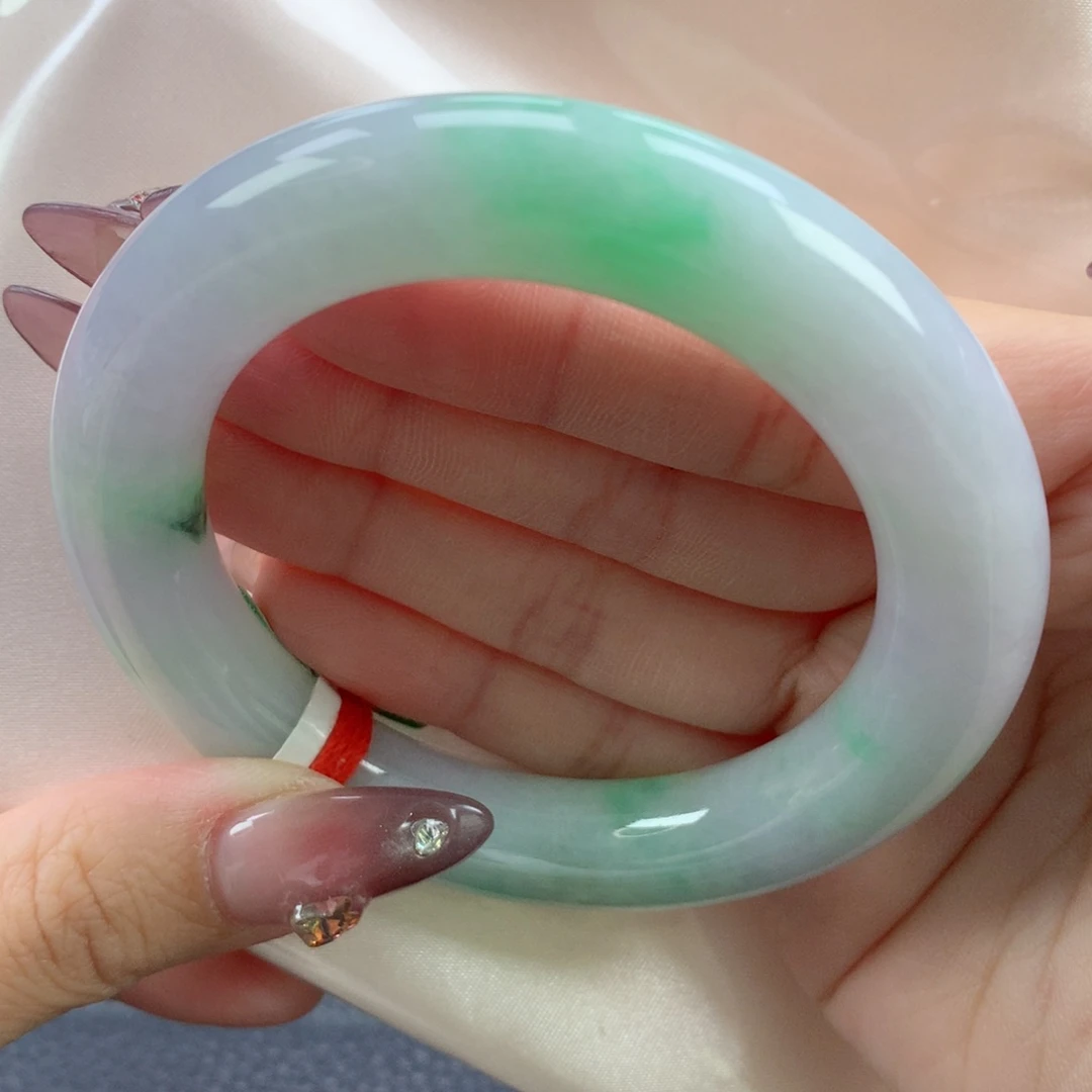 翡翠手镯未镶嵌54.6圆条