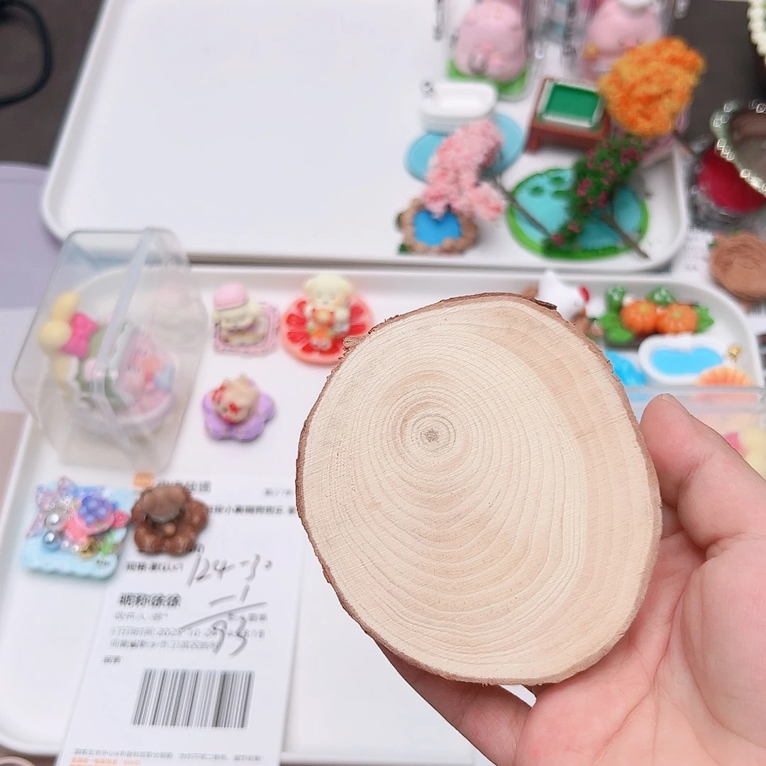 小米粒的木圆盘哦