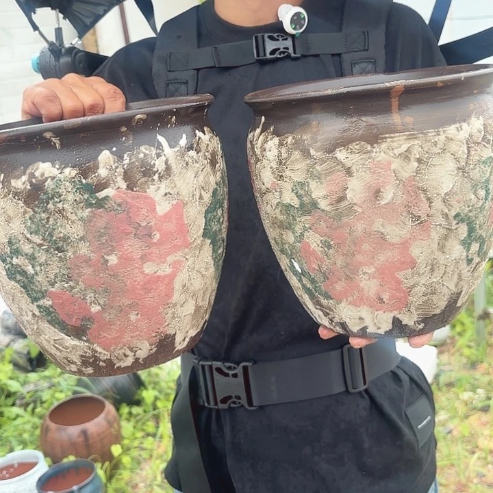 油画两个口径20高度20