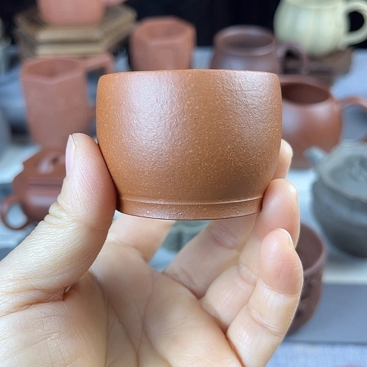 大***日茶杯紫砂全手主人杯容量50